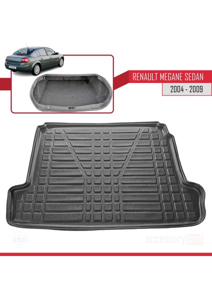 Renault Megane Sedan 2004-2009 Arası Bagaj Havuzu Siyah