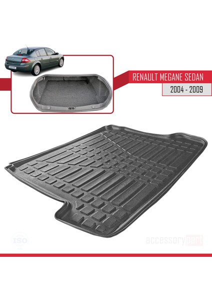 Renault Megane Sedan 2004-2009 Arası Bagaj Havuzu Siyah