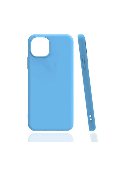 Apple iPhone 13 Kılıf Mat Renk Soft Lüks Silikon Kapak