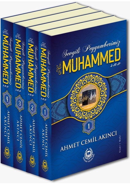 Sevgili Peygamberimiz Hz. Muhammed (S.a.v) (4 Kitap Takım) - Ahmet Cemil Akıncı