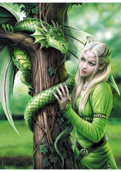 1000 Parça Anne Stokes Collection Kindred Spirits Puzzle
