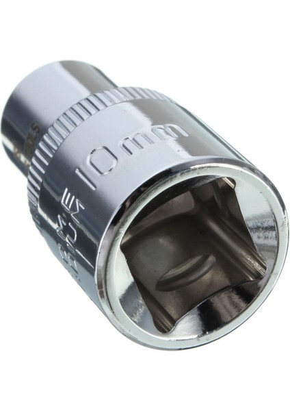 10MM 1/2 "sürücü Soketi Metrik Altıgen Krom Sarma Vanadyum Parçası (Yurt Dışından)