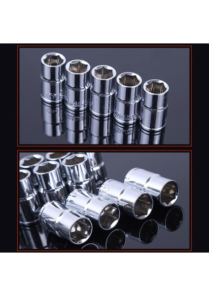 10MM 1/2 "sürücü Soketi Metrik Altıgen Krom Sarma Vanadyum Parçası (Yurt Dışından)