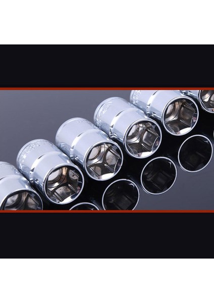 10MM 1/2 "sürücü Soketi Metrik Altıgen Krom Sarma Vanadyum Parçası (Yurt Dışından)