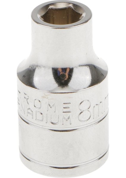 8mm Kısa 1/2 "sürücü Soket Metrik Hex El Kumandalı Sarma Vanadyum Parçası (Yurt Dışından)