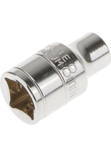 8mm Kısa 1/2 "sürücü Soket Metrik Hex El Kumandalı Sarma Vanadyum Parçası (Yurt Dışından)