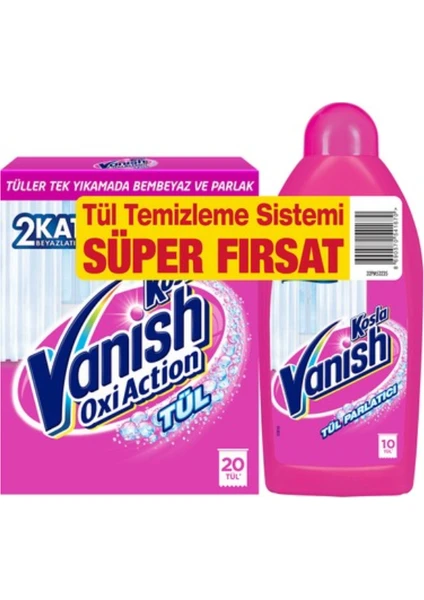 Vanish Oxi Action Tül Beyazlatıcısı+Tül Parlatıcısı 450 ml