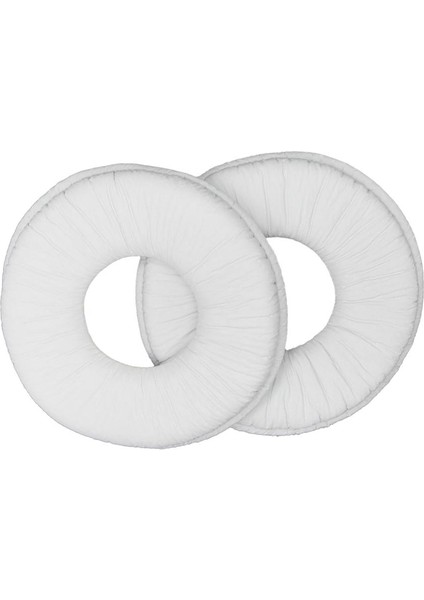 2 Piece Yedek Kulak Pedleri Earpads Yumuşak Rahat Sünger Yastıkları Beyaz Için Kapak (Yurt Dışından)