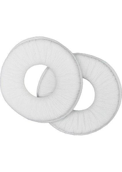 2 Piece Yedek Kulak Pedleri Earpads Yumuşak Rahat Sünger Yastıkları Beyaz Için Kapak (Yurt Dışından)