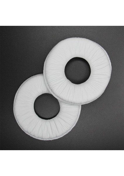 2 Piece Yedek Kulak Pedleri Earpads Yumuşak Rahat Sünger Yastıkları Beyaz Için Kapak (Yurt Dışından)