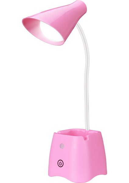 SL-M9052 Pembe 14 Ledli 3V 500MAH Kalemlikli Masa Lambası