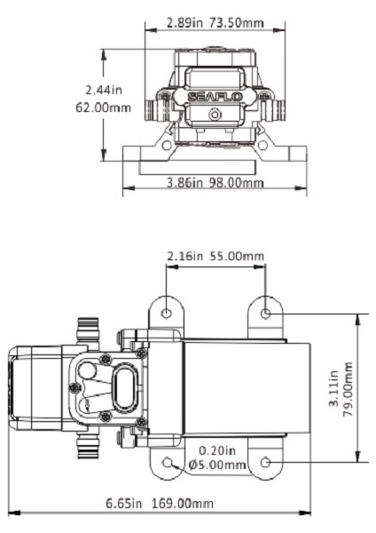 Hidrofor 4.3lt/dk 12V 35PSİ