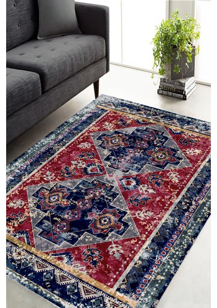 Esta Eskitme Klasik Desenli Halı (Makinada Yıkanabilir Kaymaz Dod Taban) - ES635