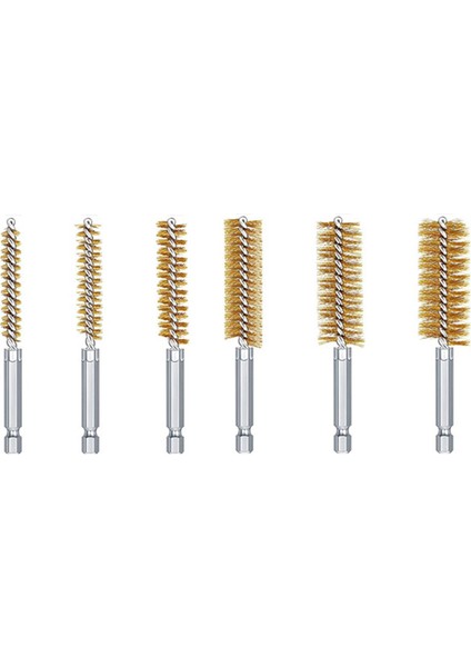 Çelik Tel Tüp Temizleme Fırçası 6x Farklı Boyutlarda Mandrel Çeşitli Bakır (Yurt Dışından) fiyatları