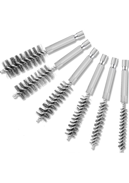 Çelik Tel Tüp Temizleme Fırçası 6x Farklı Boyutlarda Mandrel Çeşitli Bakır (Yurt Dışından) fırsatları