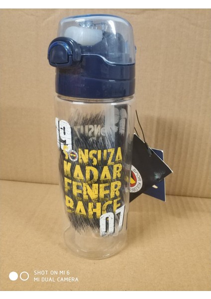 Lisanslı Fb taraftar Matara Şeffaf 500 ml