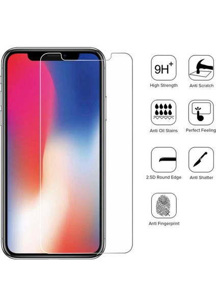 Apple iPhone x Xs Kamera Korumalı Silikon Kılıf + Temperli Cam modelleri