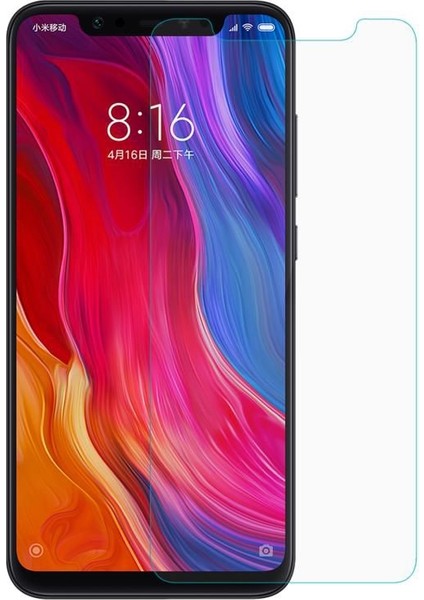 Xiaomi Mi 8 Pro Nano Teknoloji Kırılmaz Cam Ekran Koruyucu Plastik ve Cam Karışımı