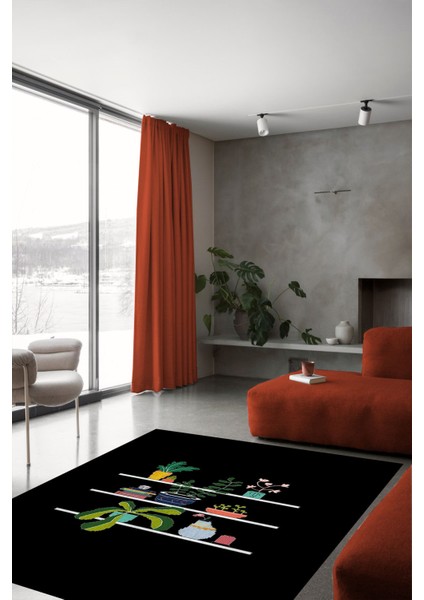Woolly Modern Karabağ Halı (Makinada Yıkanabilir) - ES512