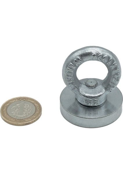 Deniz Mıknatısı, Halat ve Eldiven Set - Fishing Magnet - Ø40 mm - 40 kg fiyatları