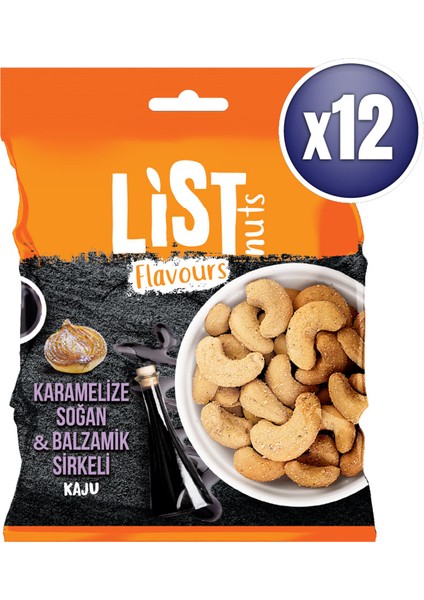 Karamelize Soğan & Balzamik Sirkeli Kaju 12 x 100 G