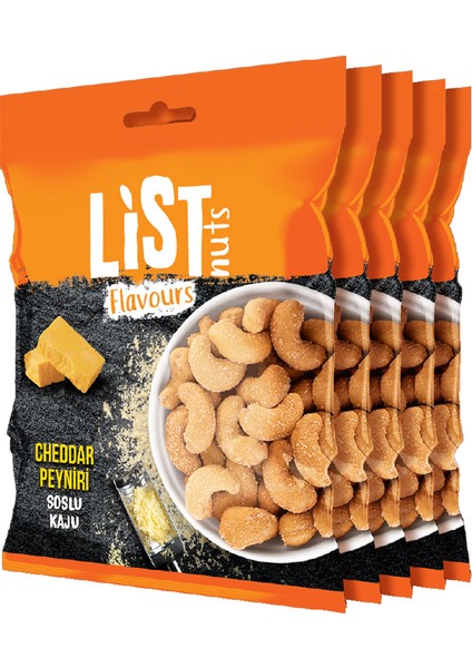 Cheddar Soslu Kaju 5 x 100 G fiyatları