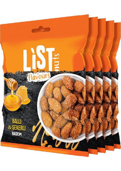 Ballı & Şekerli Badem 5 x 100 G