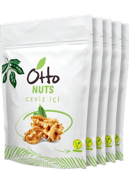 Otto Nuts Vegan Ceviz Içi 5 x 100 G