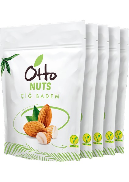 Otto Nuts Vegan Çiğ Badem 5 x 40 G