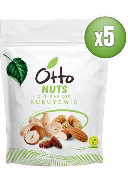 Vegan Çiğ Karışık Kuruyemiş 5 x 150 G