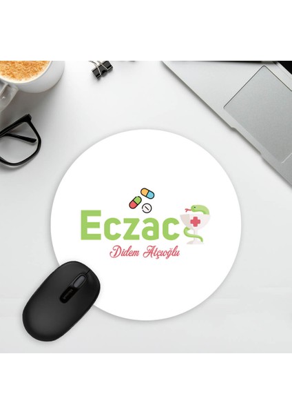 Eczacıya Hediye Oval Mousepad