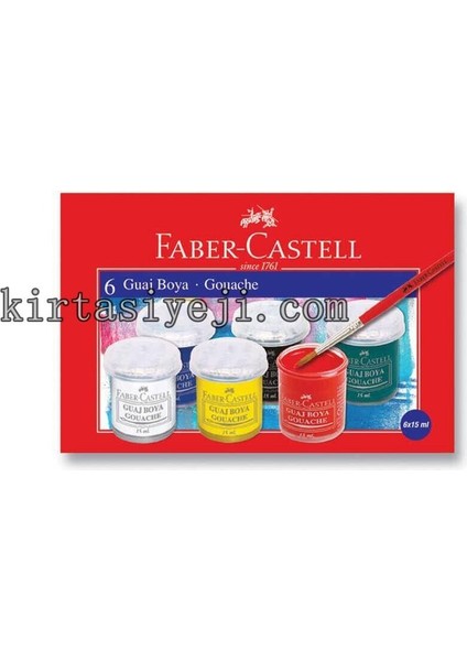 6lı Guaj Boya Faber Castell