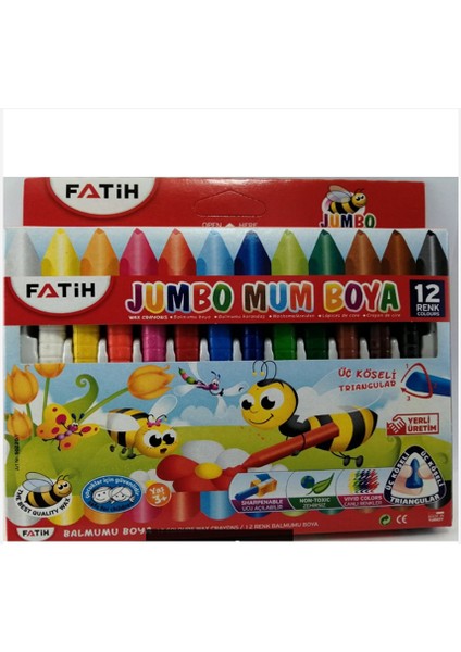 Jumbo Mum Boya 12 Renk Fatih