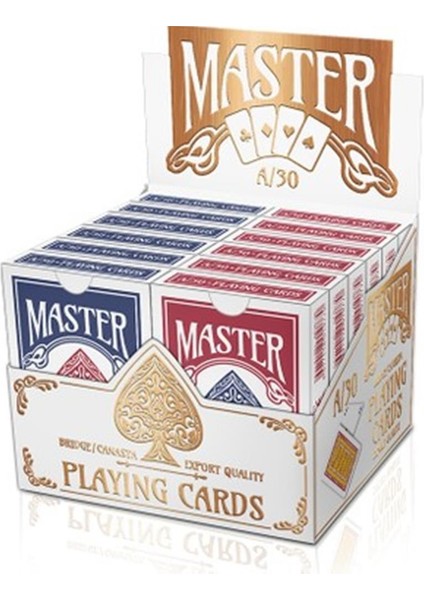 Master Iskambil Oyun Kartları A/30 2 Adet