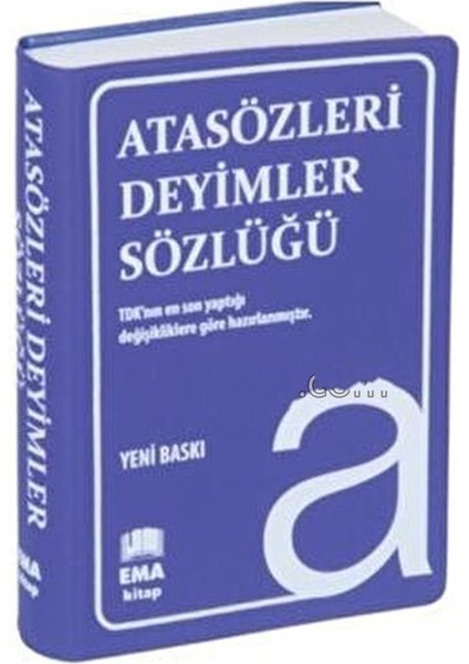Ata Sözleri ve Deyimler Sözlüğü Ema Kitap