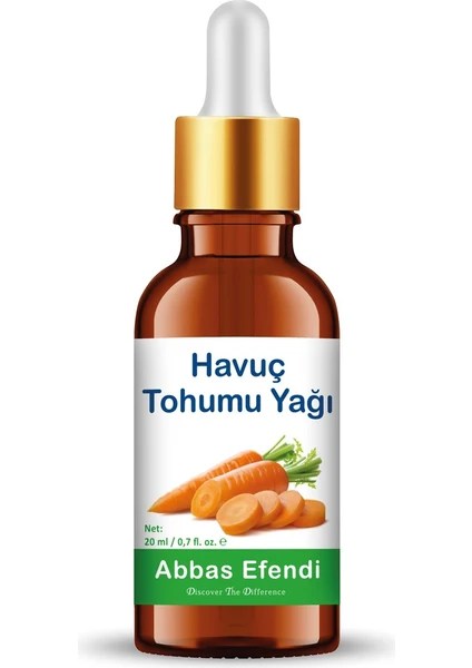 Abbas Efendi Havuç Tohumu Yağı 20 ml