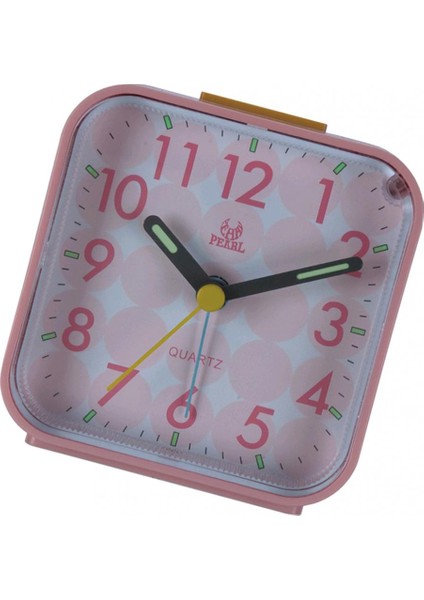 Seyahat Çalar Saat Küçük Başucu Kuvars Saat W / Gece Lambası Sessiz Pembe (Yurt Dışından) indirimleri
