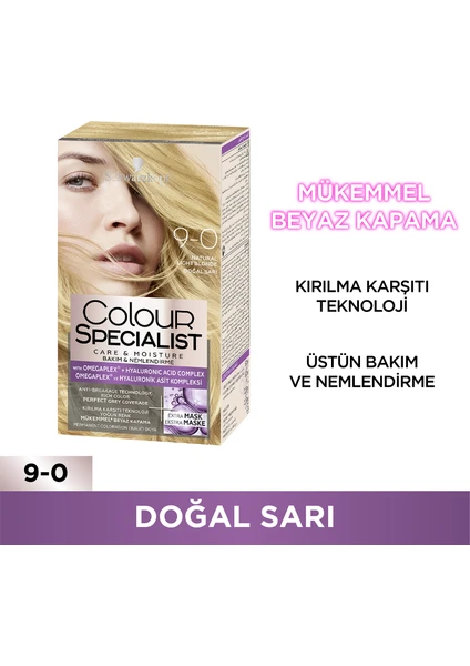 Schwarzkopf Colour Specialist Saç Boyası Doğal Sarı 9-0