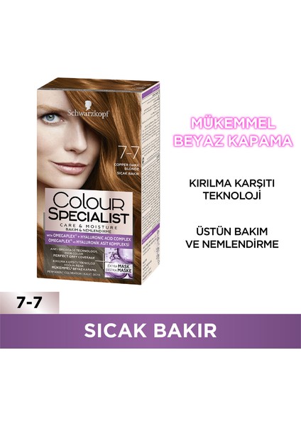 Schwarzkopf Colour Specialist Saç Boyası Sıcak Bakır 7-7