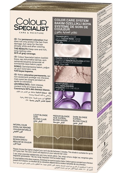 Schwarzkopf Colour Specialist Saç Boyası Küllü Açık Kumral 8-1