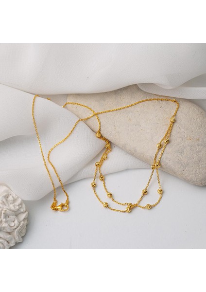 Dorika Toplu 22 Ayar Altın Kolye modelleri