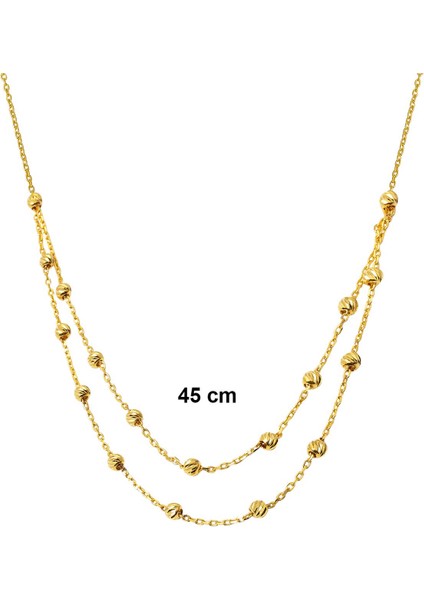 Dorika Toplu 22 Ayar Altın Kolye indirimleri