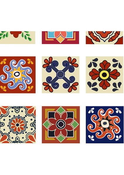 20'li Mozaik Duvar Fayans Çıkartmalar Mutfak Banyo Çıkartması Su Geçirmez C 10X10 cm (Yurt Dışından) modelleri