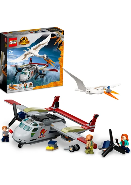 LEGO® Jurassic World Quetzalcoatlus Uçak Pususu - 7 Yaş ve Üzeri Çocuklar için Oyuncak Yapım Seti (306 Parça)