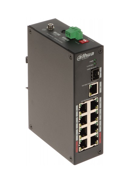 PFS3110-8ET-96-V2 8fe Poe Port (8xpoe 96W) 1ge Uplink 1ge Sfp Yönetilemez Switch