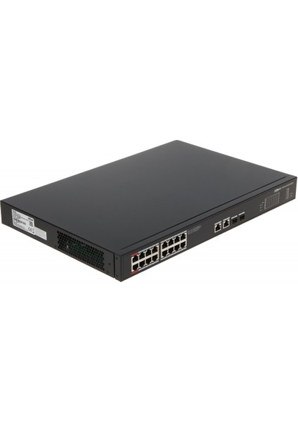 PFS3220-16GT-240 16GE Poe Port (16xPOE 240W) 2ge Uplink 2x Combo Sfp Yönetilemez Switch