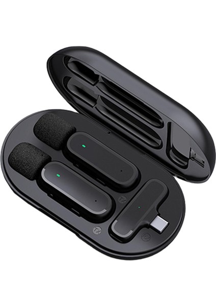 Kablosuz Yaka Mikrofon Dsp Otomatik Bağlantısı Plug-Play Yaka Mıc (Yurt Dışından)