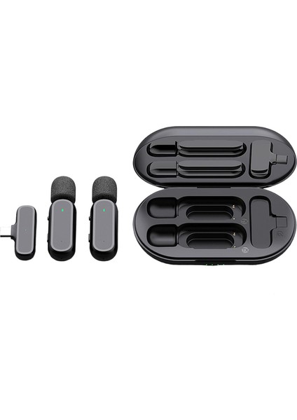 Kablosuz Yaka Mikrofon Dsp Otomatik Bağlantısı Plug-Play Yaka Mıc (Yurt Dışından)