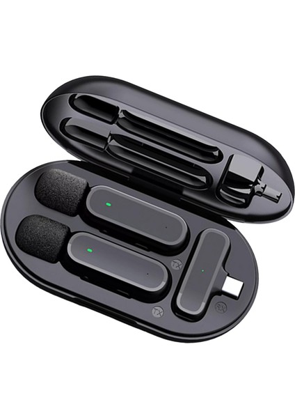 Kablosuz Yaka Mikrofon Dsp Otomatik Bağlantısı Plug-Play Yaka Mıc (Yurt Dışından)
