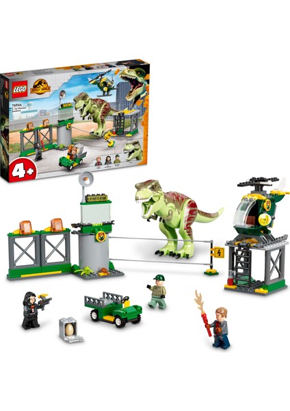 LEGO® Jurassic World T. Rex Dinozor Kaçışı 76944 - 4 Yaş ve Üzeri Çocuklar Için Yaratıcı Oyuncak Yapım Seti (140 Parça)